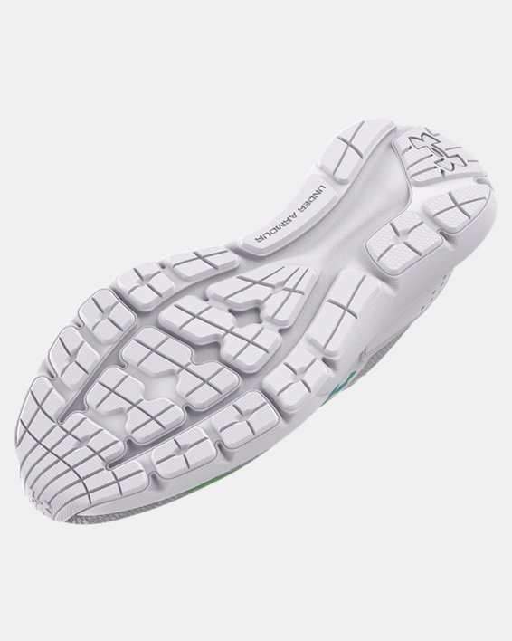 Women's UA Surge 3 Slip Running Shoes, White, pdpMainDesktop image number 4
